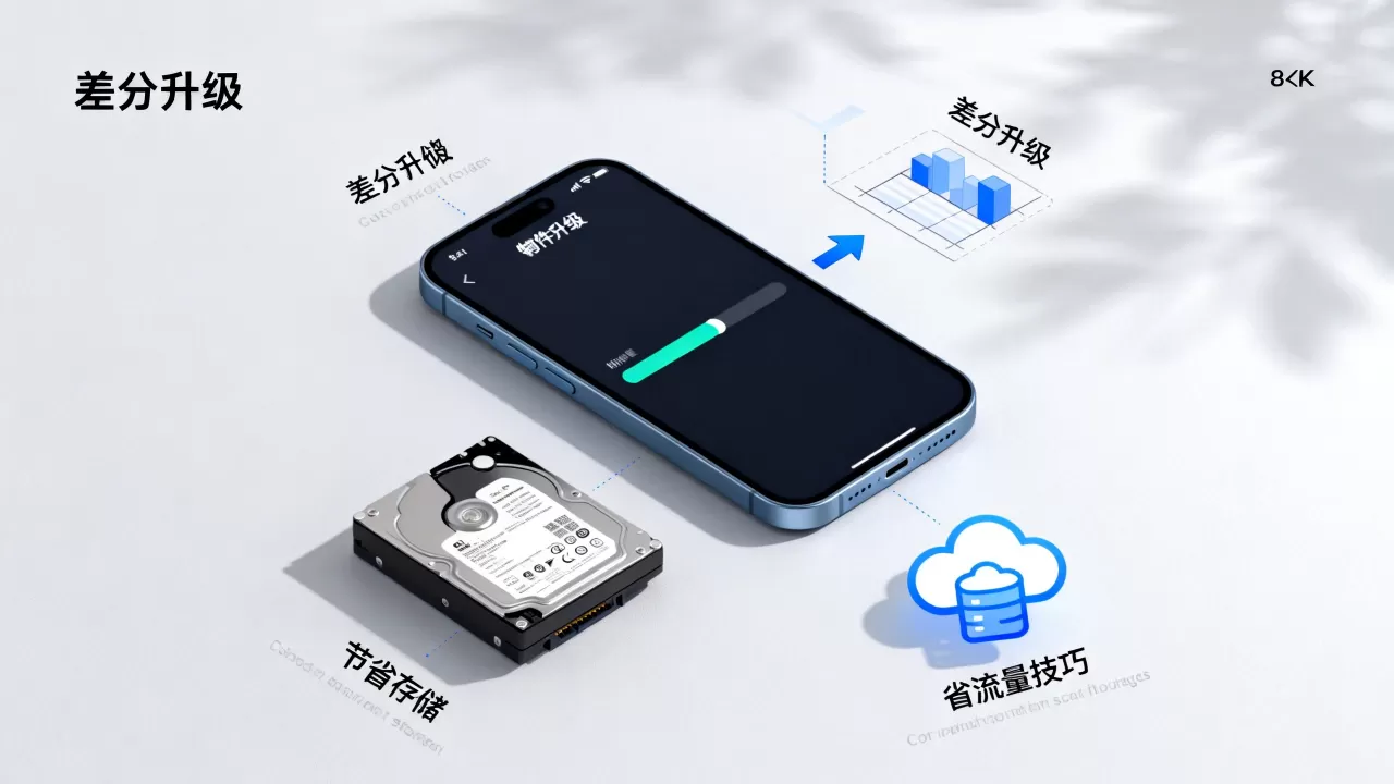 设备固件OTA差分升级如何节省存储与带宽?,固件升级省流量技巧 设备固件OTA差分升级如何节省存储与带宽?,固件升级省流量技巧