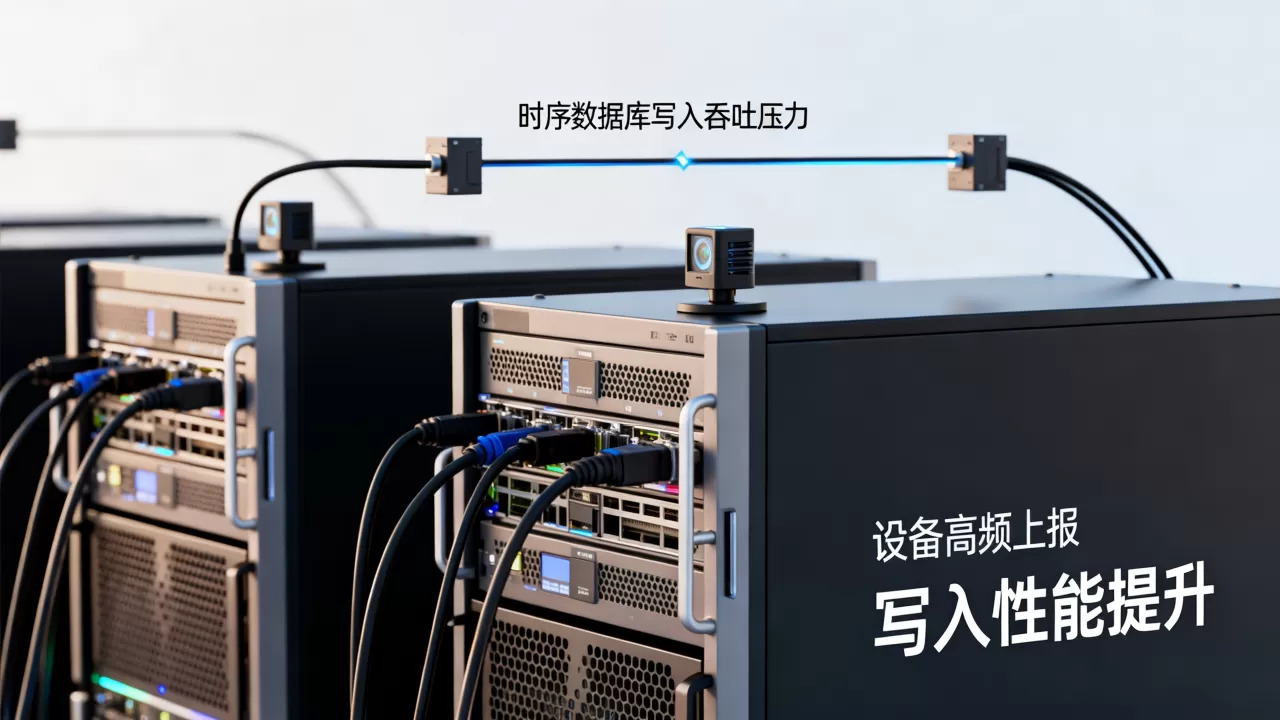 设备高频上报对时序数据库写入吞吐的压力有多大，时序数据库写入性能如何提升？