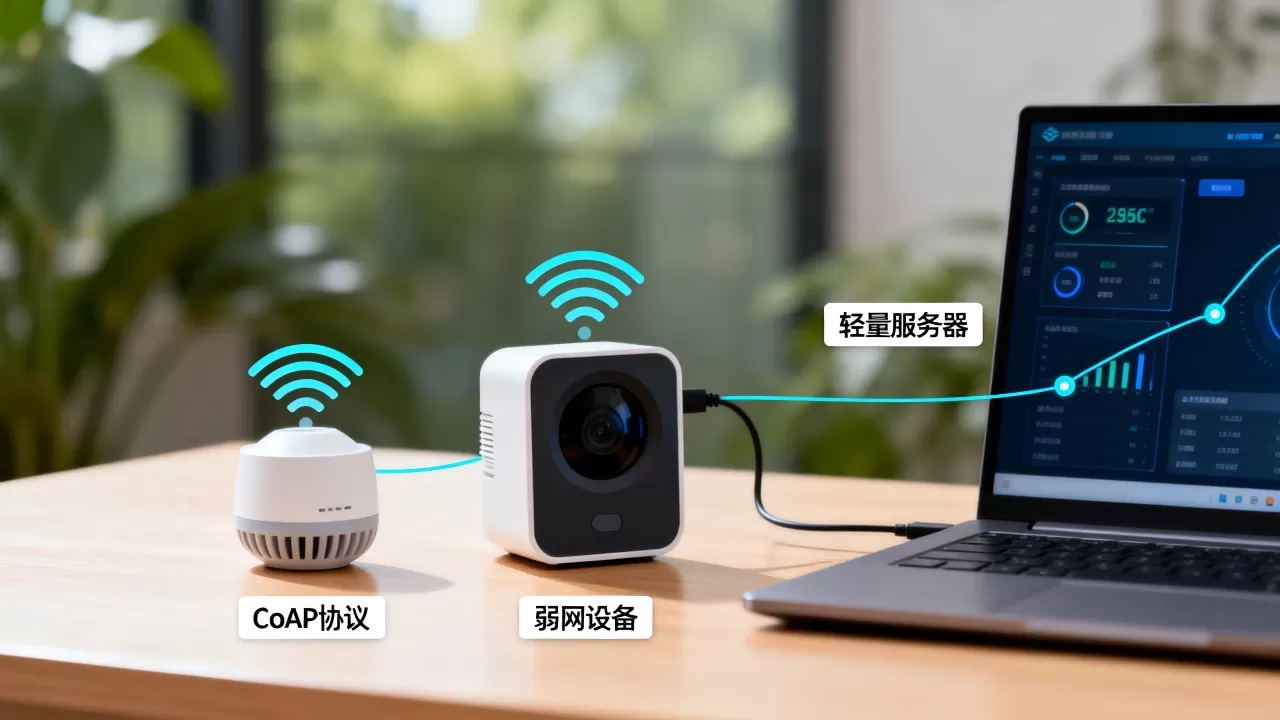 CoAP协议弱网设备接入轻量服务器如何设计？物联网设备接入方案