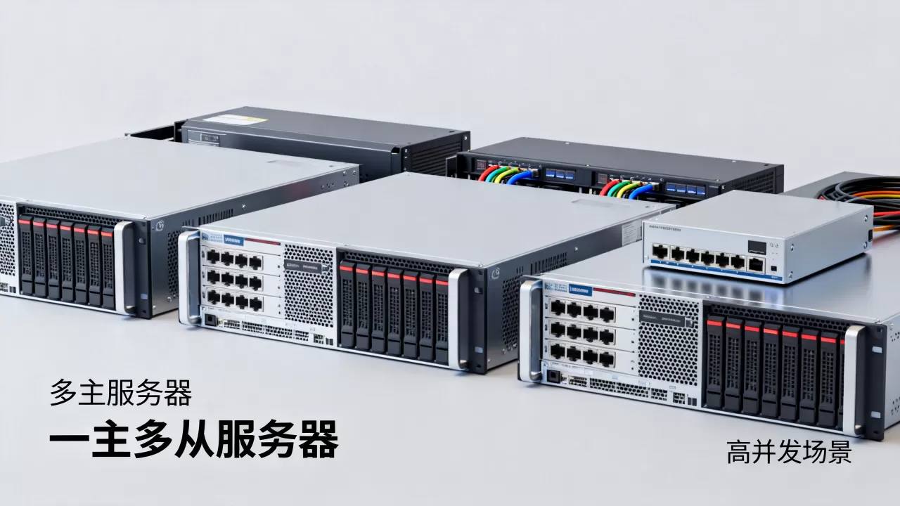 多主与一主多从服务器选型有什么区别？哪个更适合高并发场景？