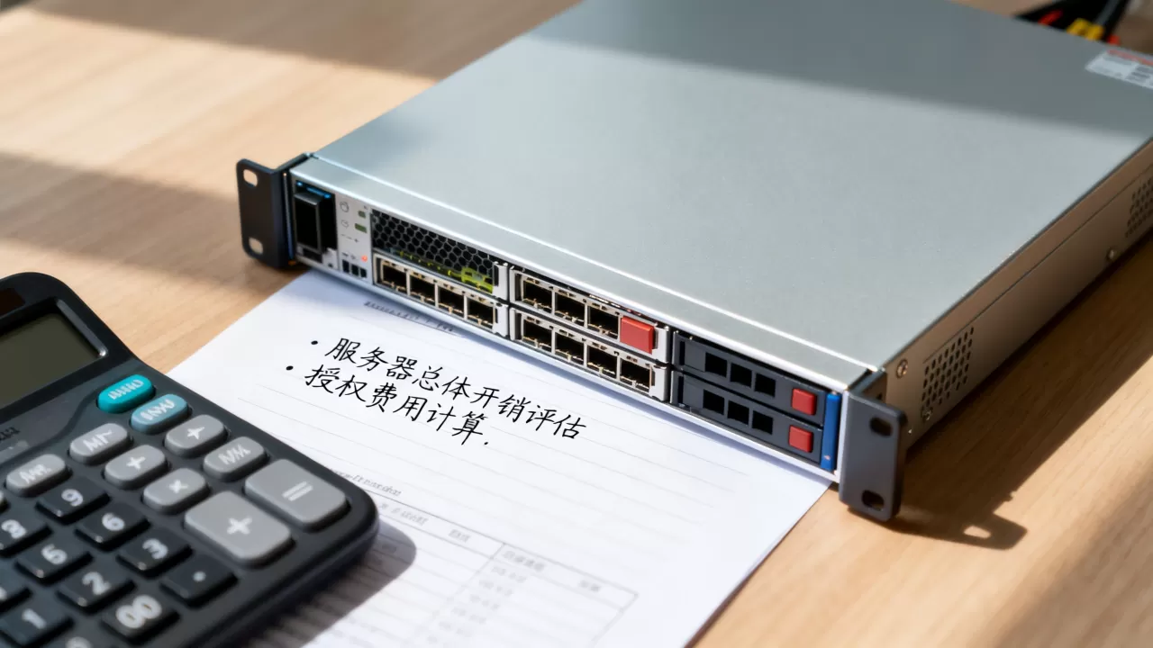 计算服务器总体开销如何评估？授权费用怎么算？
