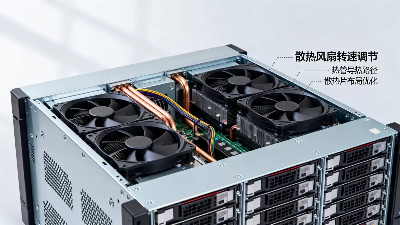 高密度存储服务器部署机箱散热怎么解决，高密度存储服务器散热方案