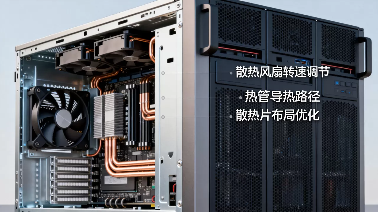 高密度存储服务器部署机箱散热怎么解决，高密度存储服务器散热方案