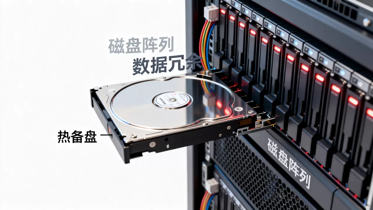热备盘在磁盘阵列中的作用是什么，磁盘阵列热备盘作用有哪些