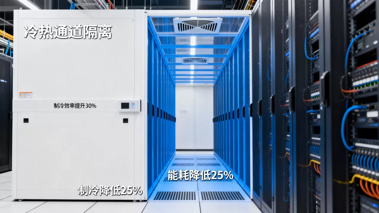 机房冷热通道隔离能带来哪些好处？冷热通道隔离的作用与优势