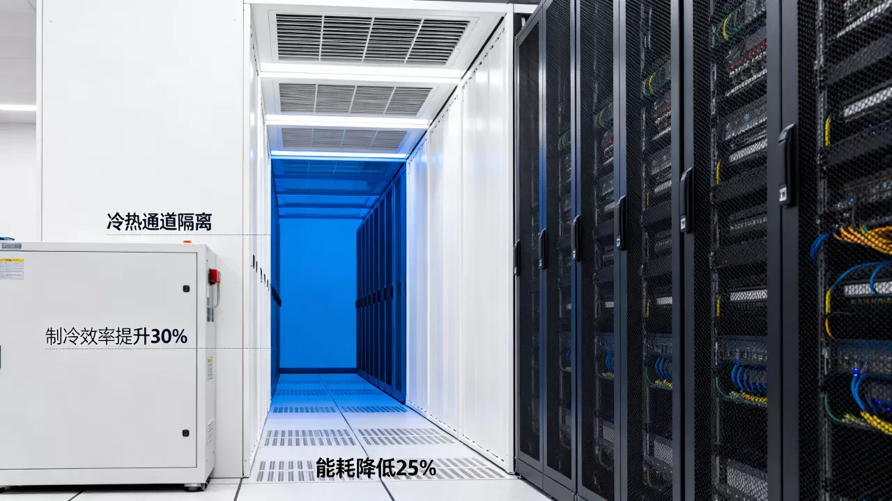 机房冷热通道隔离能带来哪些好处？冷热通道隔离的作用与优势