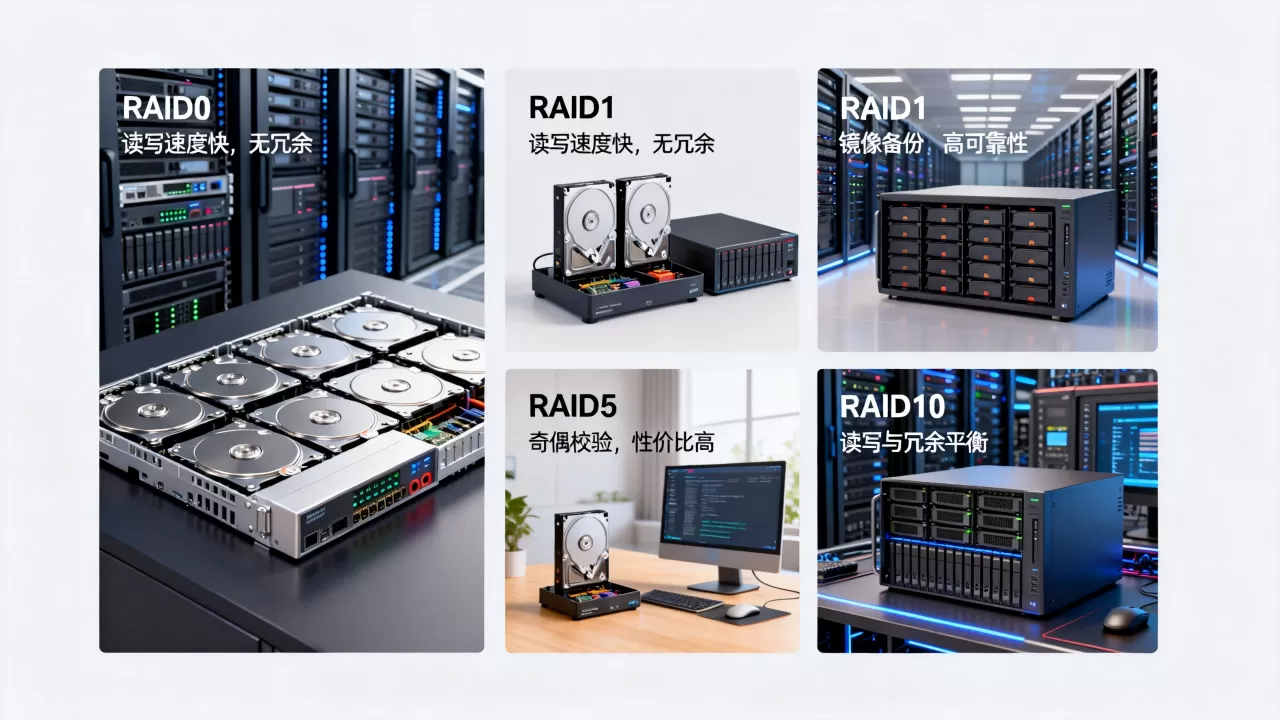 磁盘阵列不同级别适用场景有何区别,RAID选型怎么选? 磁盘阵列不同级别适用场景有何区别,RAID选型怎么选?