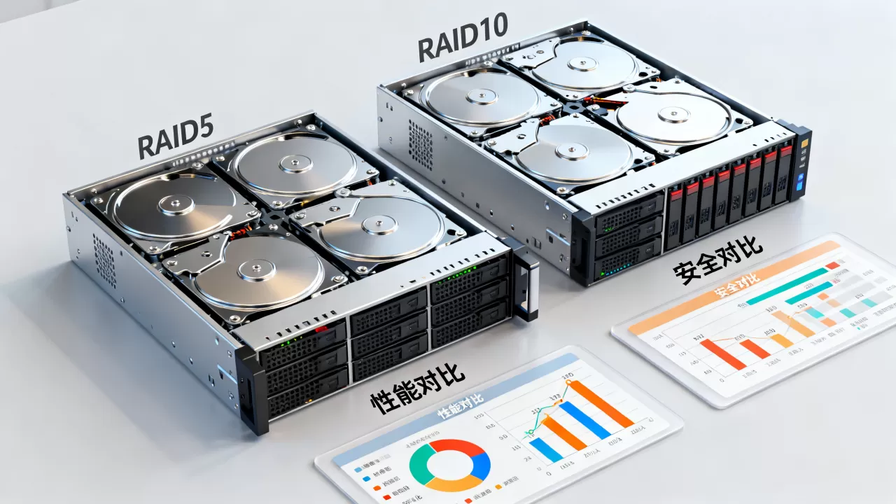 磁盘阵列5与10级别如何按业务选择?RAID5和RAID10哪个更合适,性能与安全对比 磁盘阵列5与10级别如何按业务选择?RAID5和RAID10哪个更合适,性能与安全对比