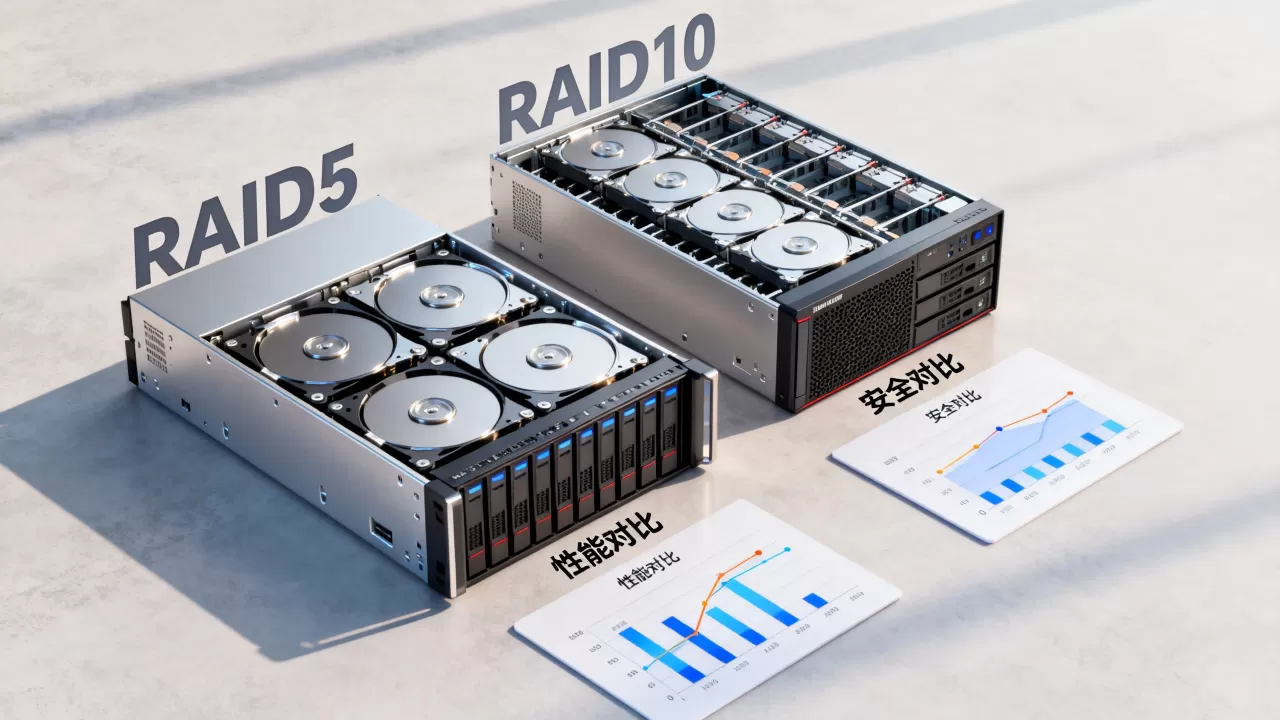 磁盘阵列5与10级别如何按业务选择?RAID5和RAID10哪个更合适,性能与安全对比 磁盘阵列5与10级别如何按业务选择?RAID5和RAID10哪个更合适,性能与安全对比