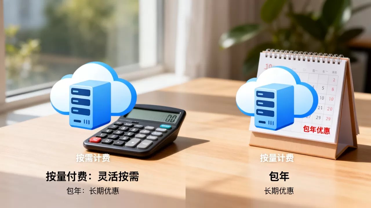 云服务器按量付费和包年怎么选？哪个更划算更省钱