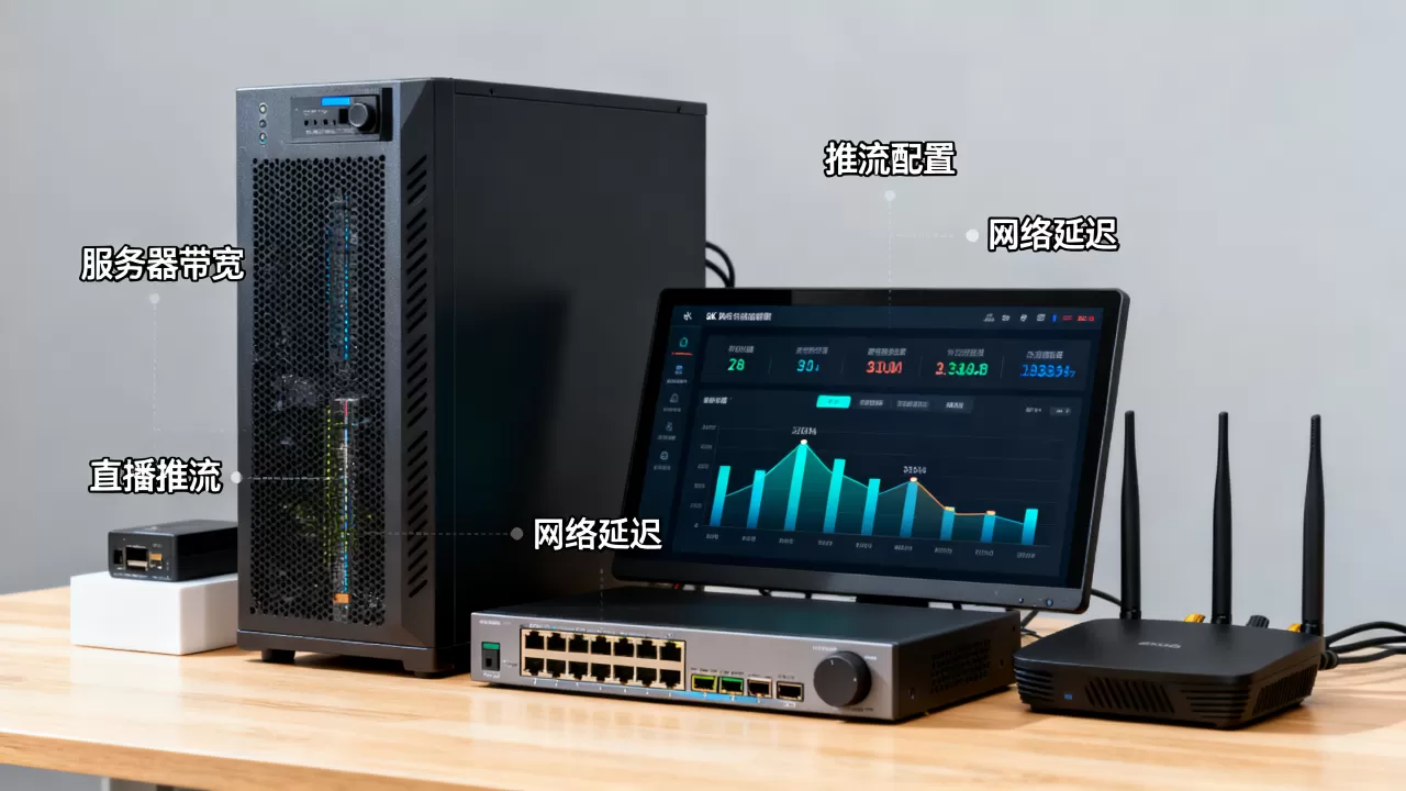 直播推流场景里服务器带宽要点是什么？如何配置？