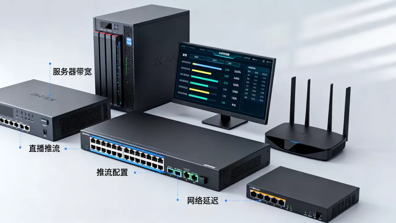 直播推流场景里服务器带宽要点是什么？如何配置？