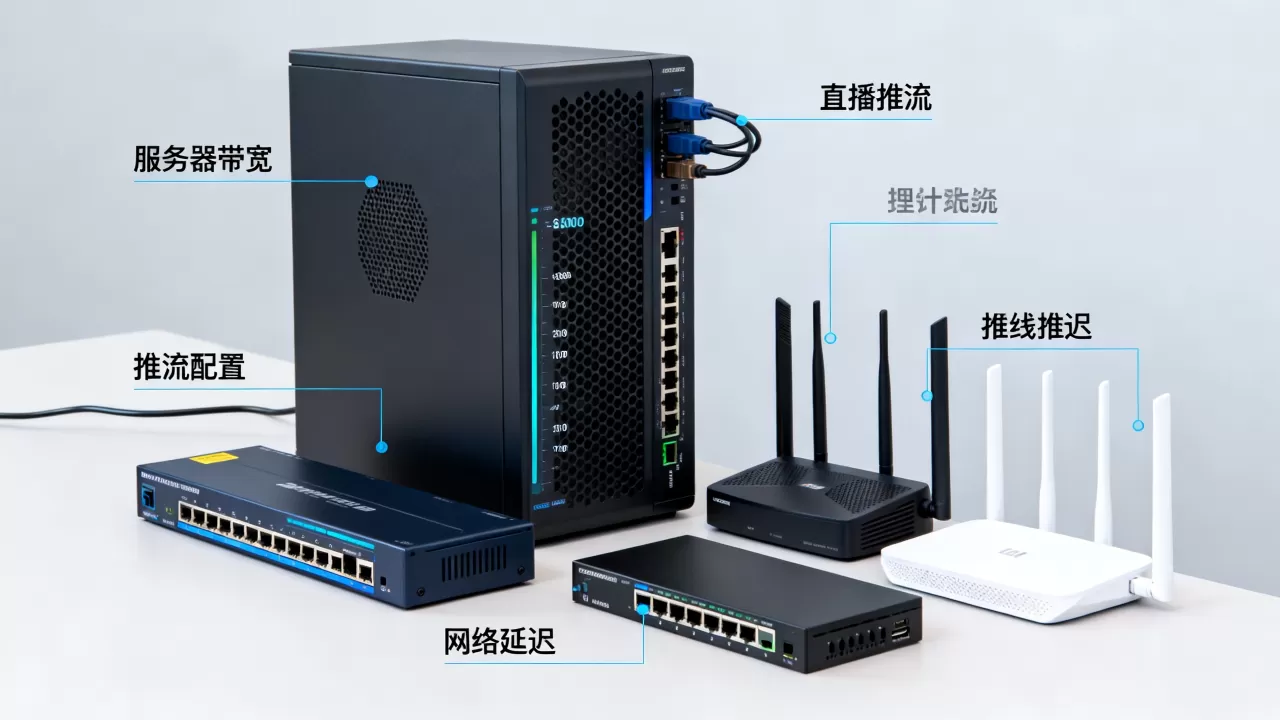 直播推流场景里服务器带宽要点是什么？如何配置？