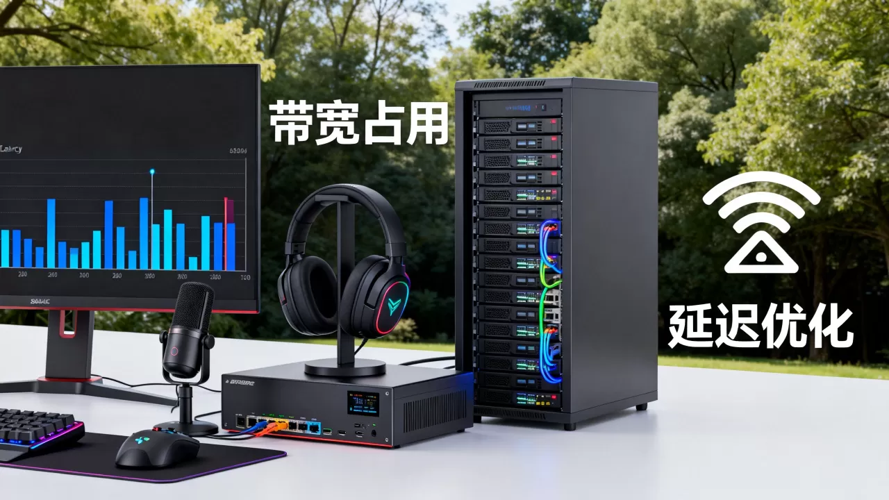 游戏语音聊天对服务器带宽的影响大吗，语音通话延迟高怎么解决