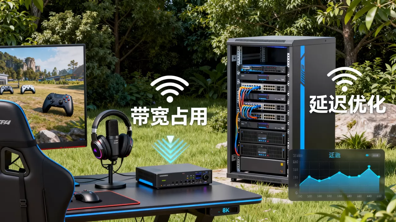 游戏语音聊天对服务器带宽的影响大吗，语音通话延迟高怎么解决