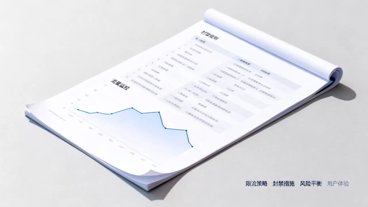 限流和封禁在策略上该怎么搭配使用，如何平衡风险与用户体验？