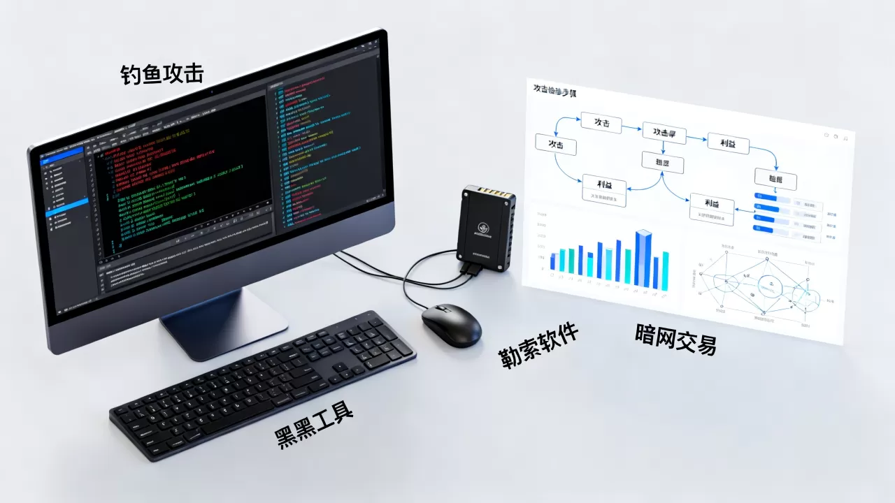 常见攻击手法背后的利益链条是什么？攻击者如何靠网络攻击赚钱？