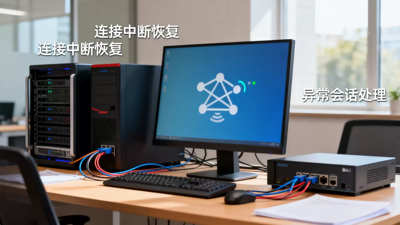 异常会话被丢弃后业务连接如何续上,连接中断恢复技巧 异常会话被丢弃后业务连接如何续上,连接中断恢复技巧