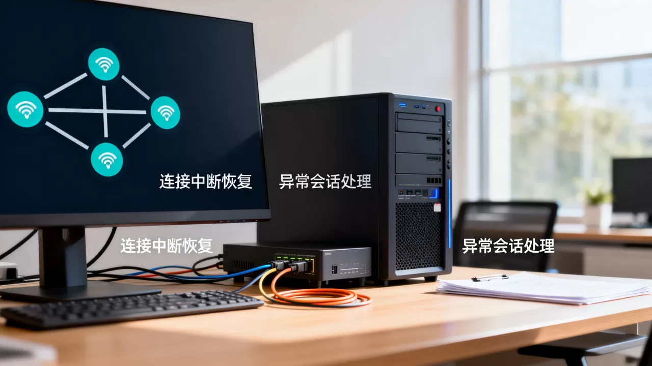 异常会话被丢弃后业务连接如何续上,连接中断恢复技巧 异常会话被丢弃后业务连接如何续上,连接中断恢复技巧