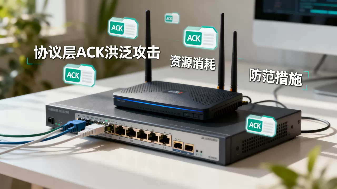 协议层的ACK洪泛攻击主要消耗哪类资源?如何防范? 协议层的ACK洪泛攻击主要消耗哪类资源?如何防范?