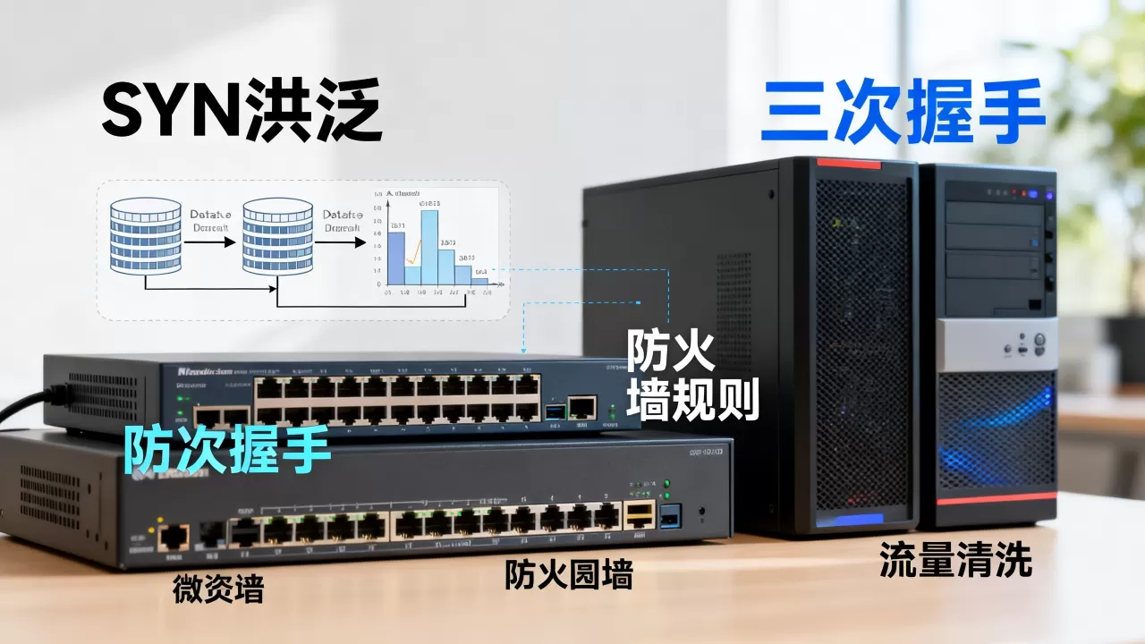 协议型攻击里的SYN洪泛为何如此难治，防御手段有哪些？