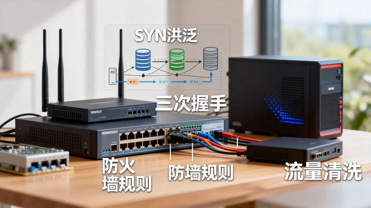 协议型攻击里的SYN洪泛为何如此难治，防御手段有哪些？