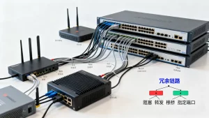 网络架构中冗余链路怎样避免环路，生成树协议如何工作？