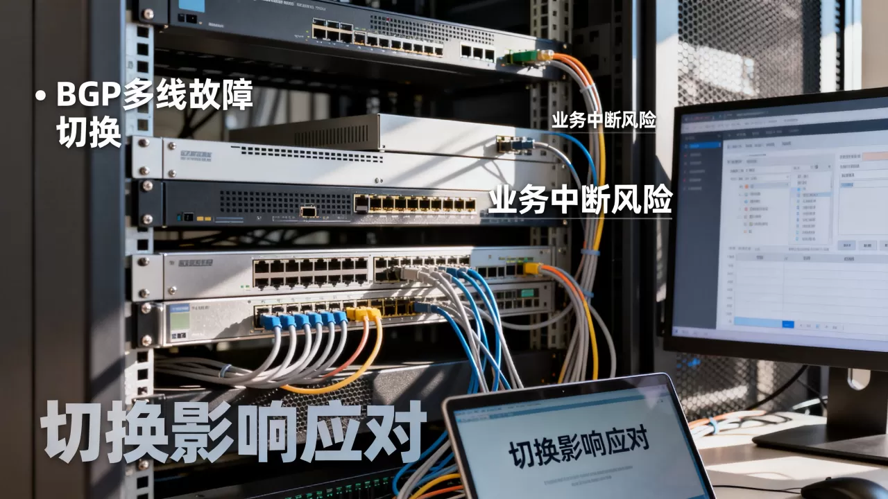 BGP多线故障切换会不会造成业务中断，BGP切换影响业务怎么办