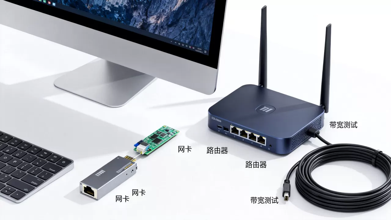 带宽跑不满时该从网卡还是路由查起,网卡设置影响带宽吗? 带宽跑不满时该从网卡还是路由查起,网卡设置影响带宽吗?