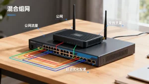 混合组网中公网与专线流量如何分配，网络延迟高怎么办