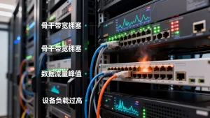 机房骨干带宽拥塞时的表现有哪些，如何有效应对带宽拥塞问题？