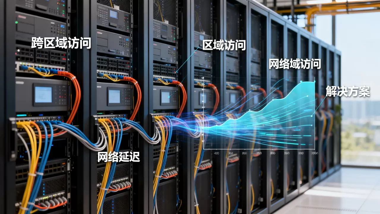 为什么跨区域访问会出现明显的网络延迟，怎么解决？