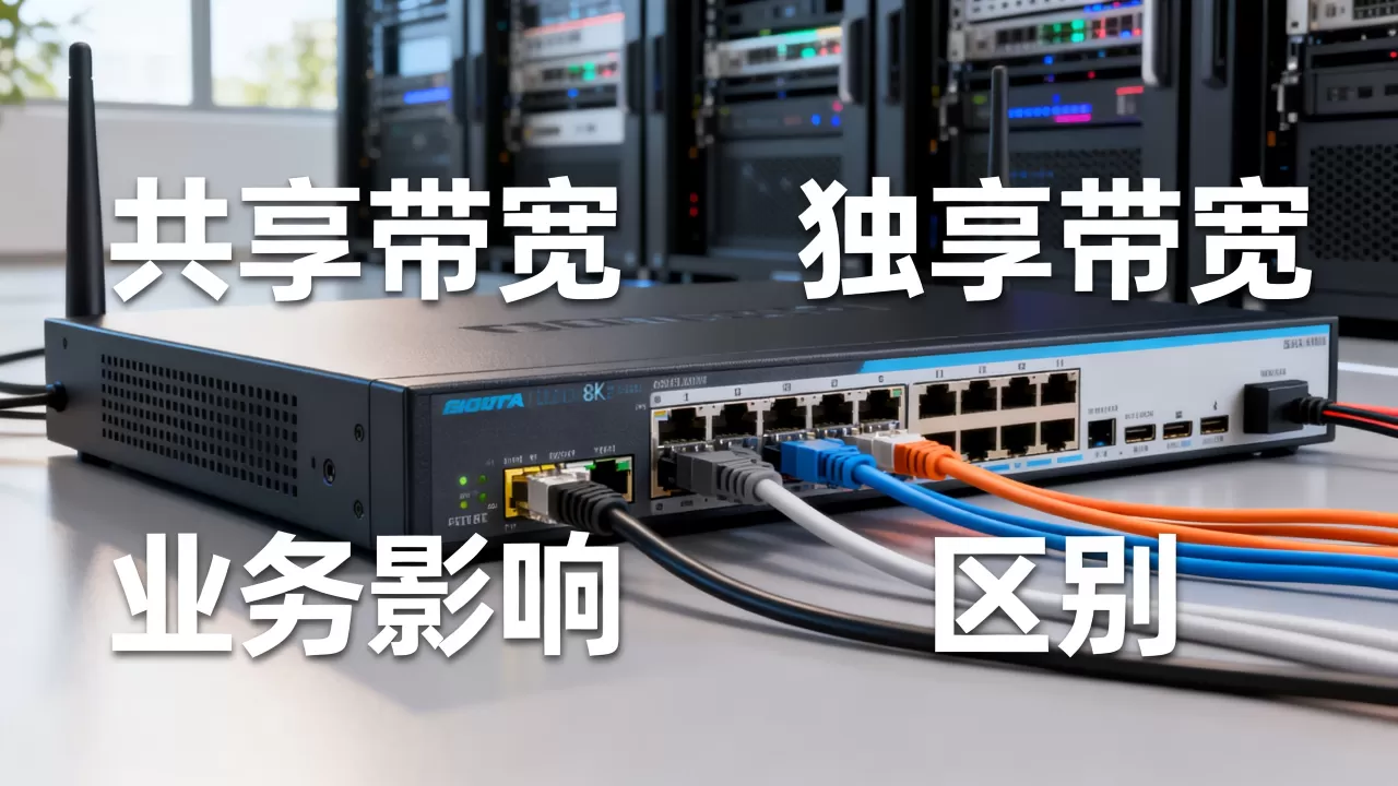 国际带宽共享和独享对业务有什么影响？共享带宽与独享带宽区别