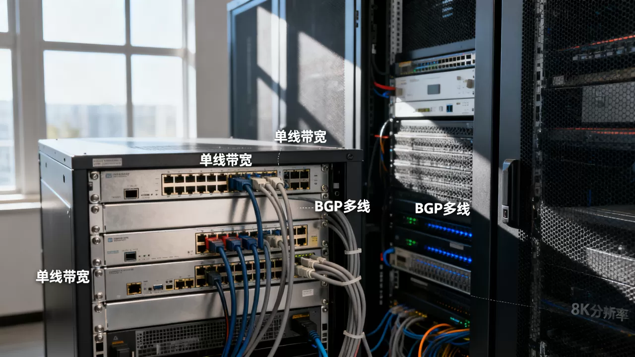 机房单线带宽和BGP多线成本哪个更低?怎么选更划算 机房单线带宽和BGP多线成本哪个更低?怎么选更划算