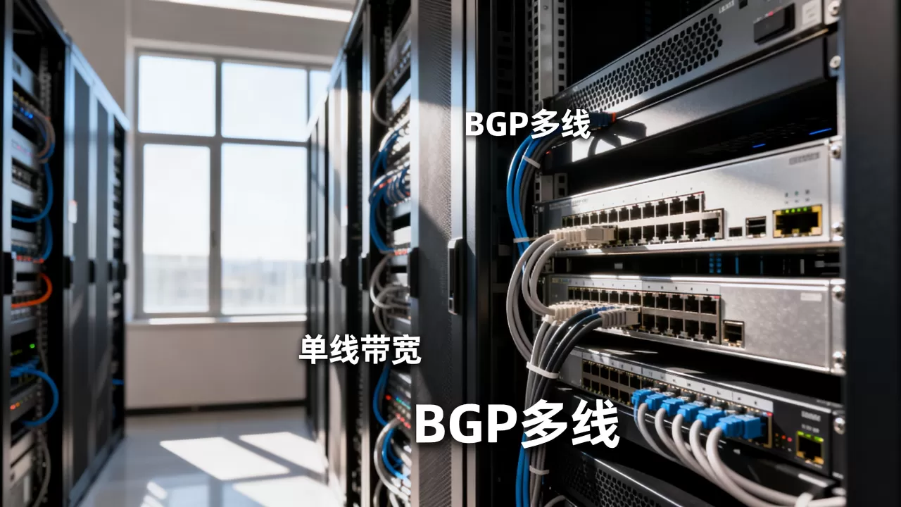 机房单线带宽和BGP多线成本哪个更低?怎么选更划算 机房单线带宽和BGP多线成本哪个更低?怎么选更划算