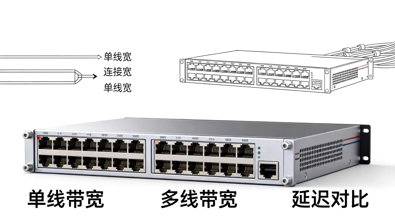 为什么有的业务更适合用单线带宽而非多线,单线带宽对延迟有何影响? 为什么有的业务更适合用单线带宽而非多线,单线带宽对延迟有何影响?