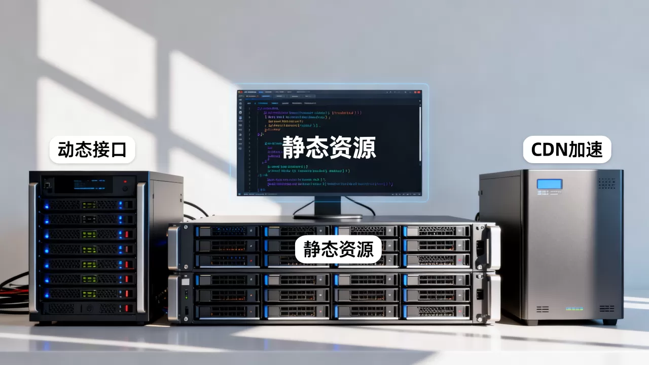 动态接口和静态资源能共用加速吗，CDN能加速动态接口吗