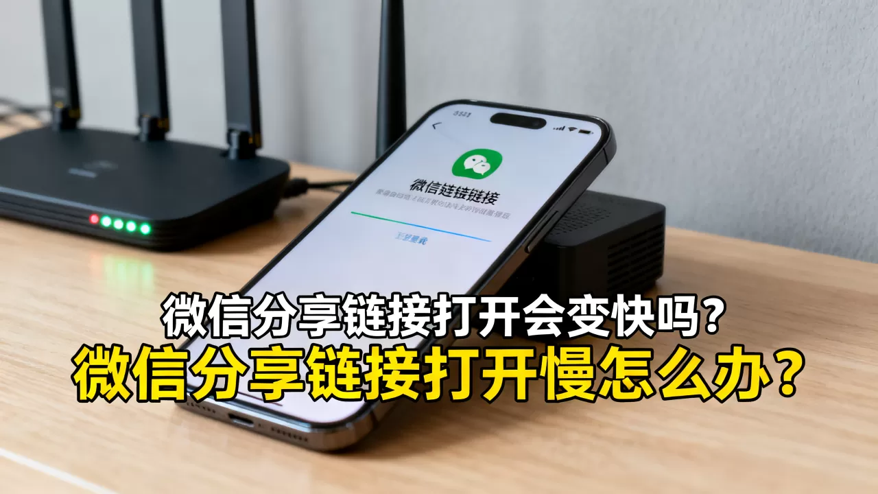 接入加速后微信分享链接打开会变快吗？微信分享链接打开慢怎么办？