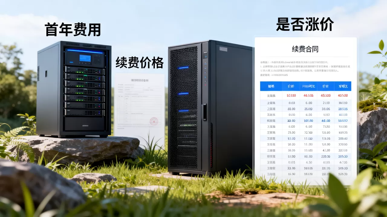 服务器租用续费费用和首年一样吗？续费价格会涨吗？