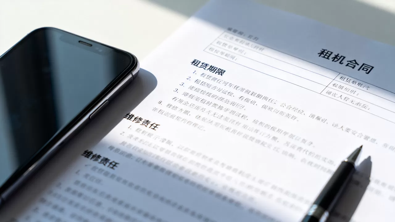 合同条款没写清新手租机吃哑巴亏吗，租机合同没看清有啥后果？