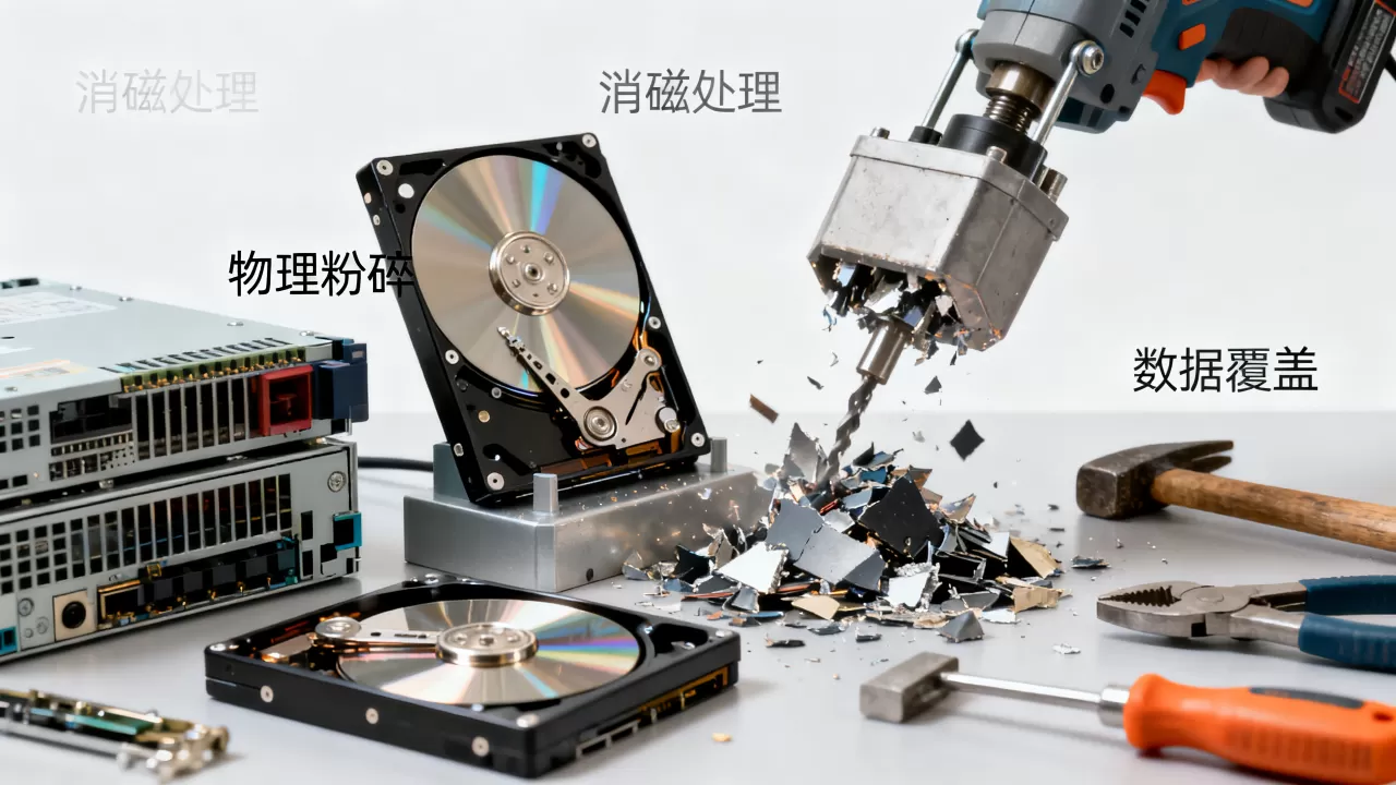 退租服务器硬盘数据销毁有哪些方式？，如何彻底删除防止恢复