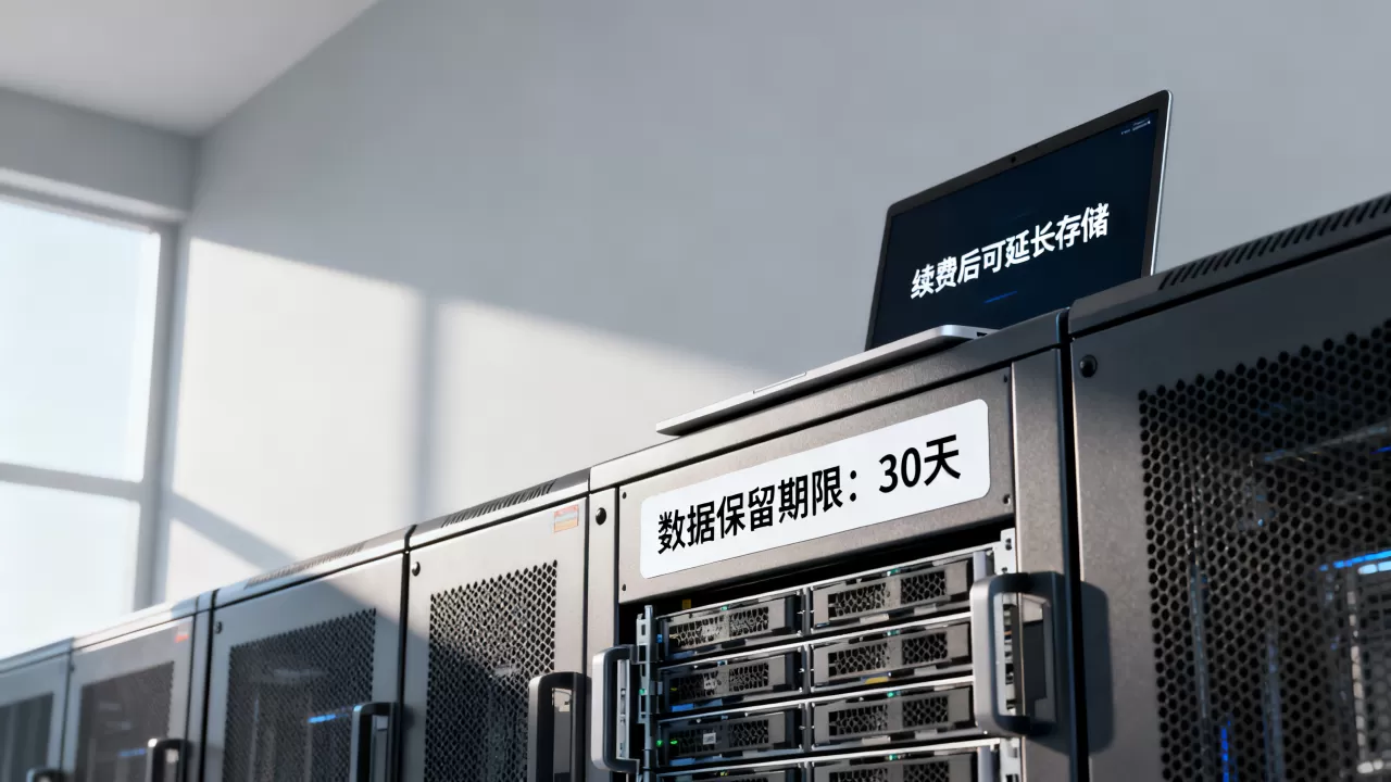 服务器到期不续费数据还能保留多久，数据保留期限多久？
