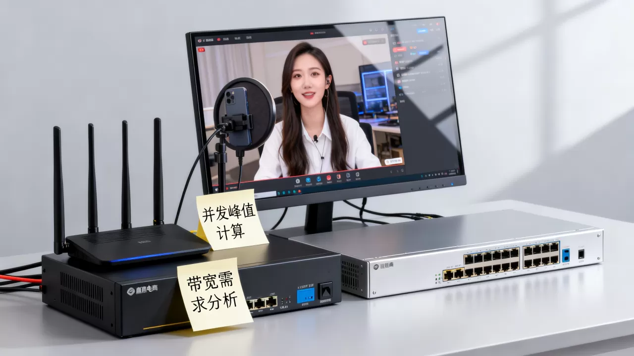 温州直播电商选大带宽为何先算并发峰值？，直播带宽并发怎么算