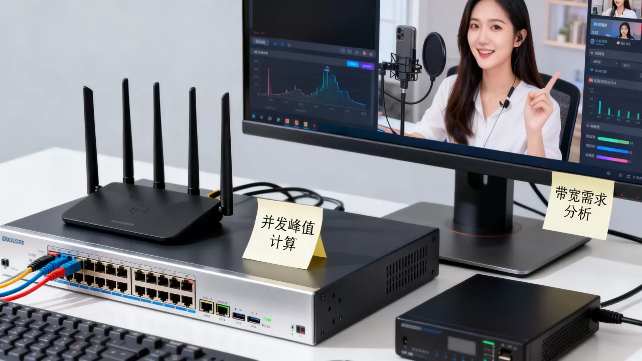 温州直播电商选大带宽为何先算并发峰值？，直播带宽并发怎么算