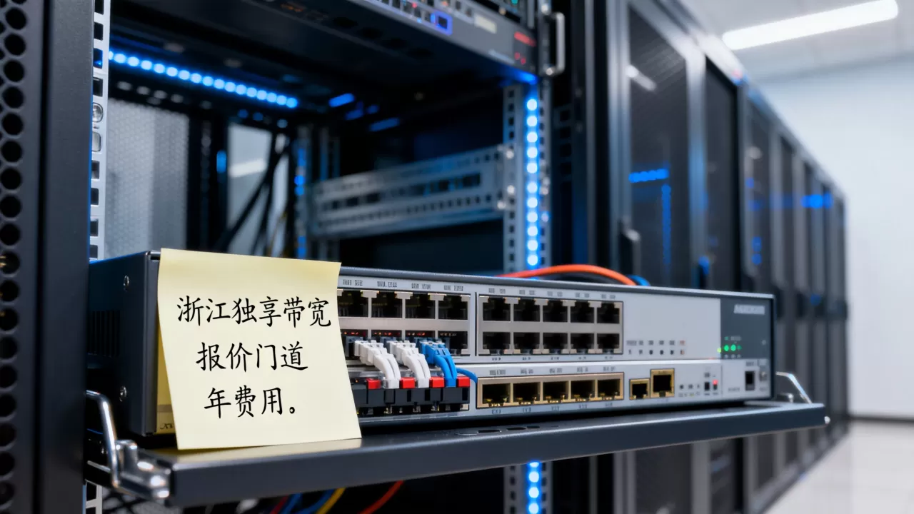 浙江独享带宽报价里的门道是什么？浙江独享带宽多少钱一年？