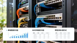 单线路与BGP多线的报价分别包含哪些内容，服务器带宽价格怎么算