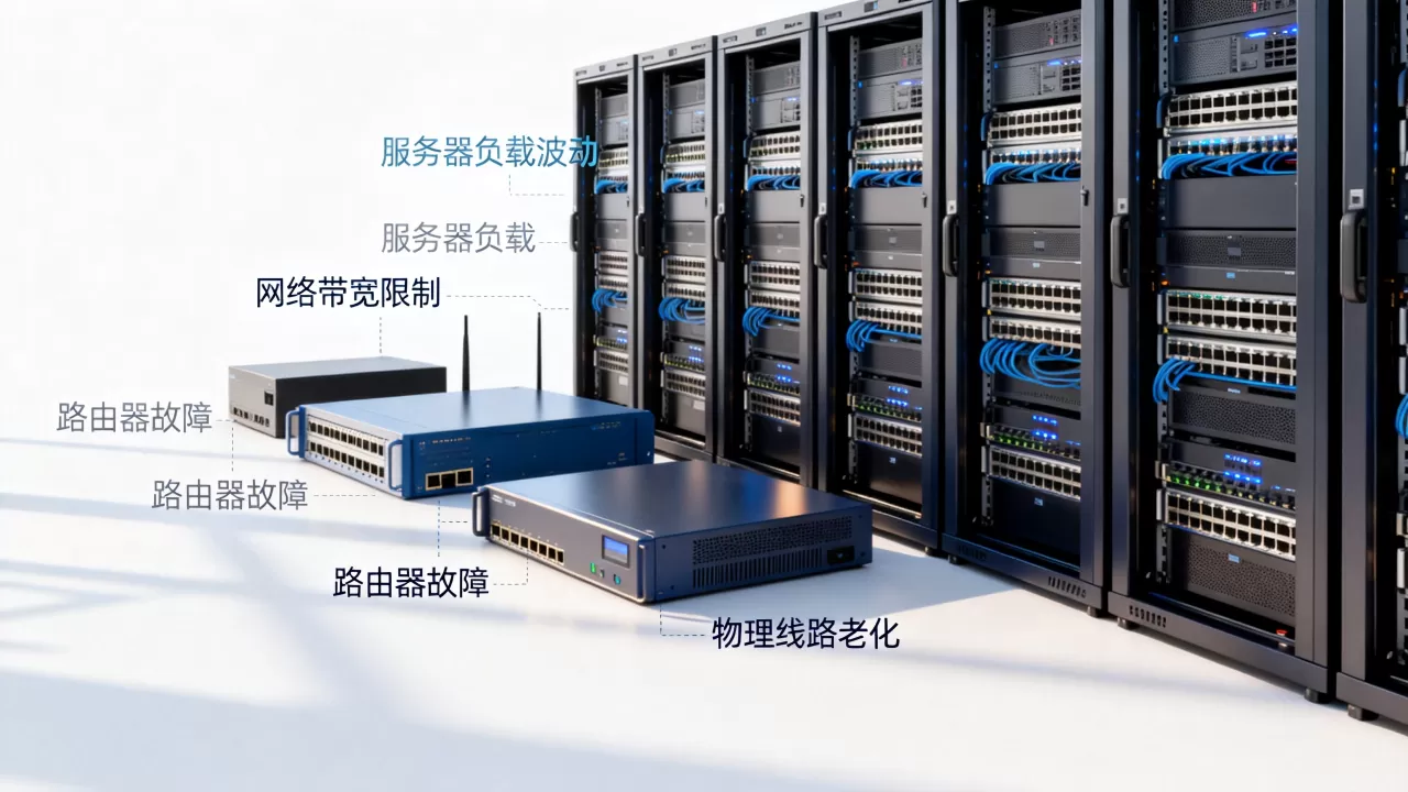 服务器网络延迟总是忽高忽低到底是什么原因?,网络延迟高怎么办 服务器网络延迟总是忽高忽低到底是什么原因?,网络延迟高怎么办