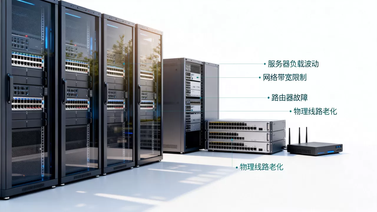 服务器网络延迟总是忽高忽低到底是什么原因?,网络延迟高怎么办 服务器网络延迟总是忽高忽低到底是什么原因?,网络延迟高怎么办