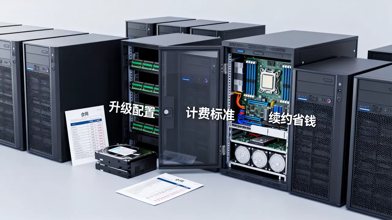 江苏服务器升级配置怎么计费？续约有哪些省钱讲究？