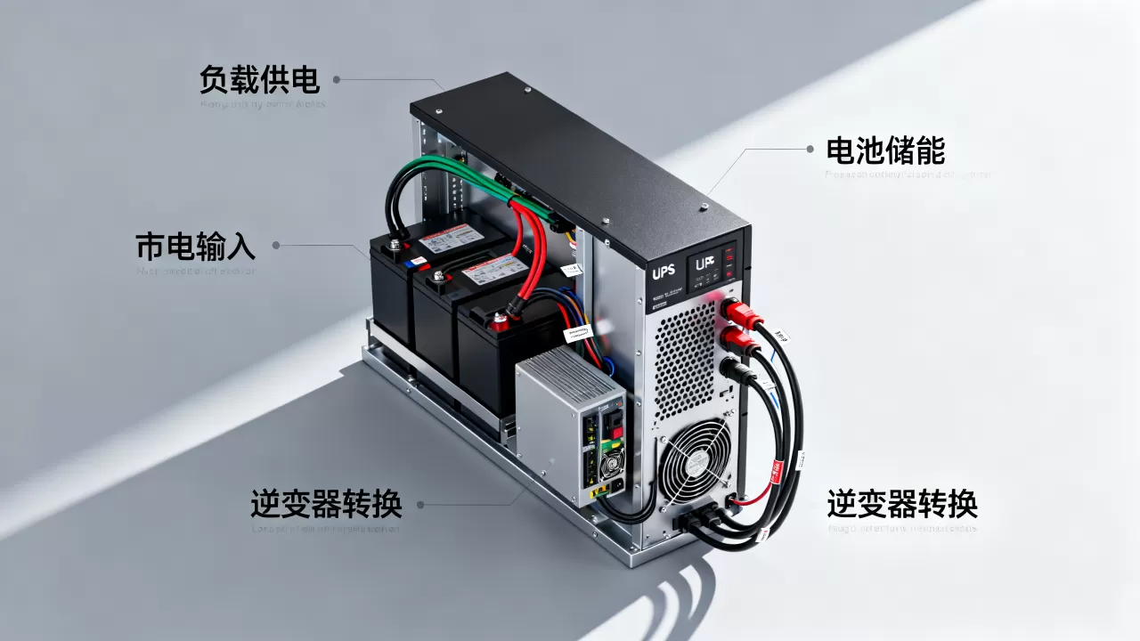 机房UPS不间断电源工作原理是什么,UPS电源怎么工作? 机房UPS不间断电源工作原理是什么,UPS电源怎么工作?